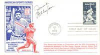 Babe Ruth envelope signed by June Allyson 
